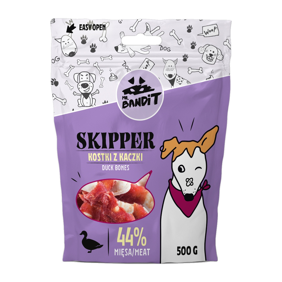 MR.BANDIT SKIPPER TĪTIE PĪLES KAULIŅI 500G - Produkta attēls