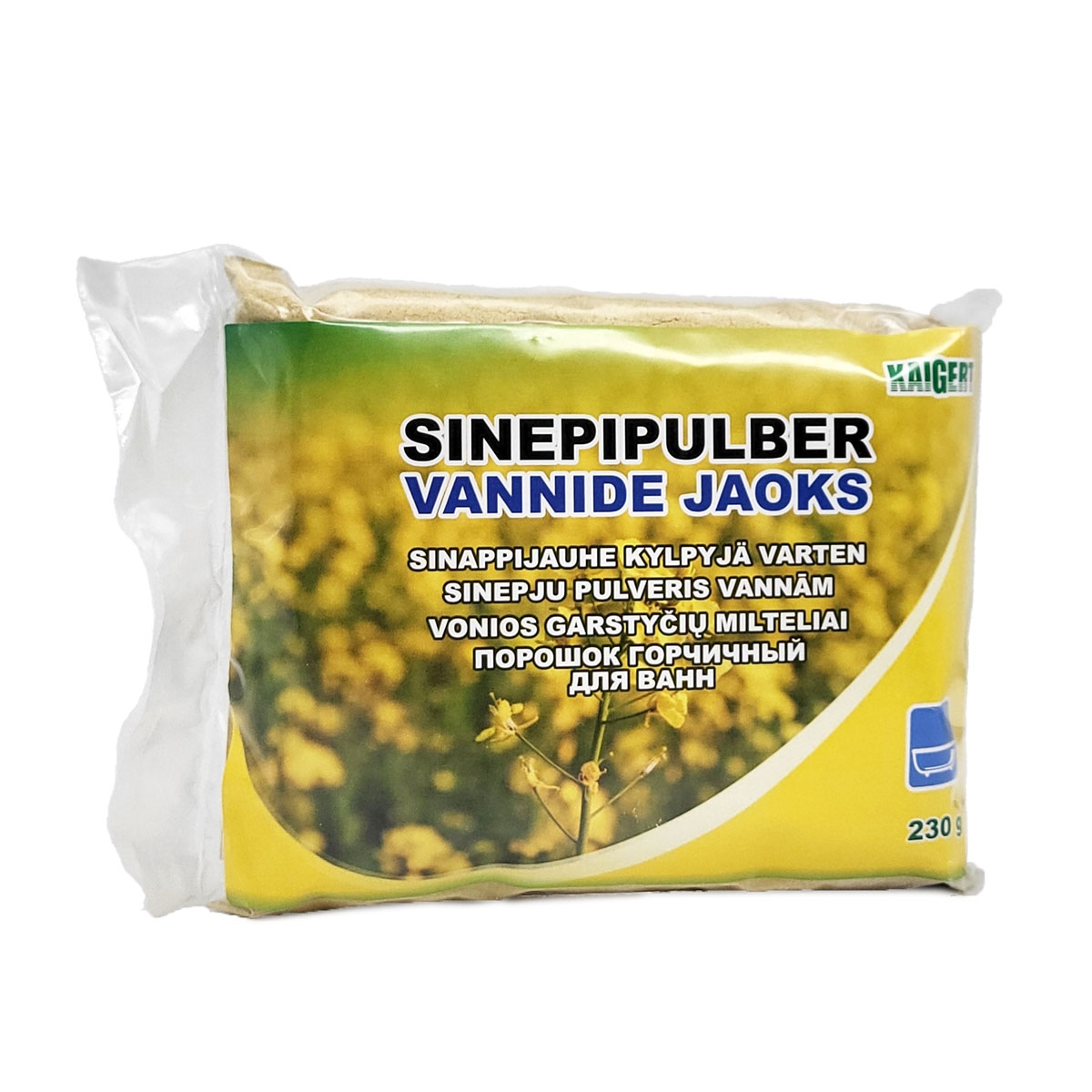 Sinepju pulveris vannām, 230 g - Produkta attēls