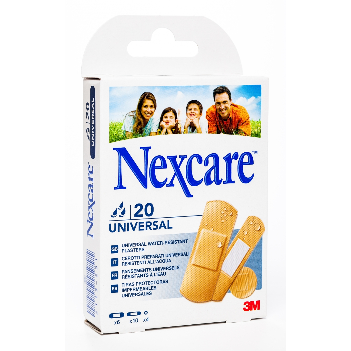 NEXCARE PLĀKSTERI UNIVERSAL ASSORTED N20 - Produkta attēls