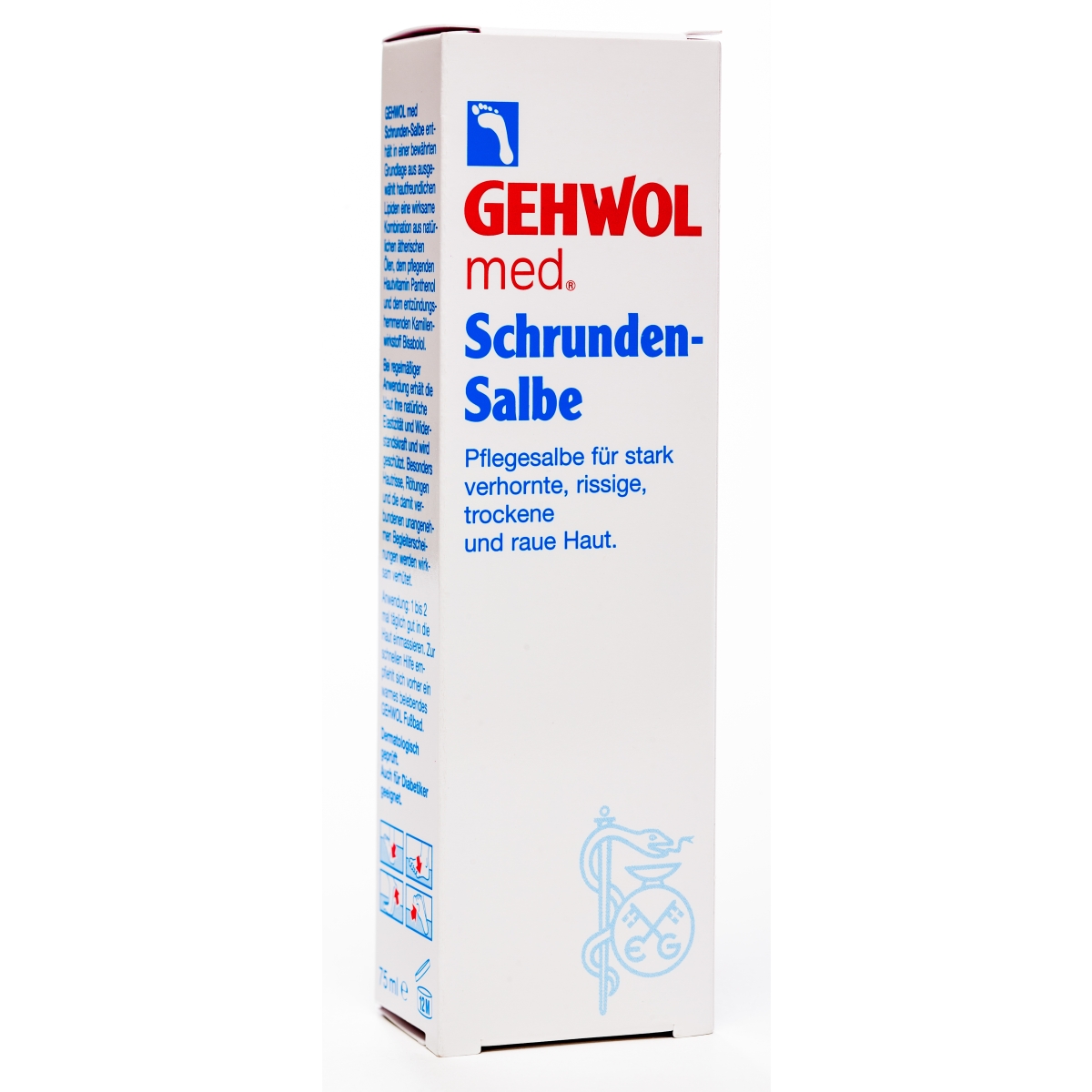 GEHWOL MED SCHRUNDEN-SALBE 75ML ZIEDE SAPLAISĀJ ĀDAI 1140105 - Produkta attēls