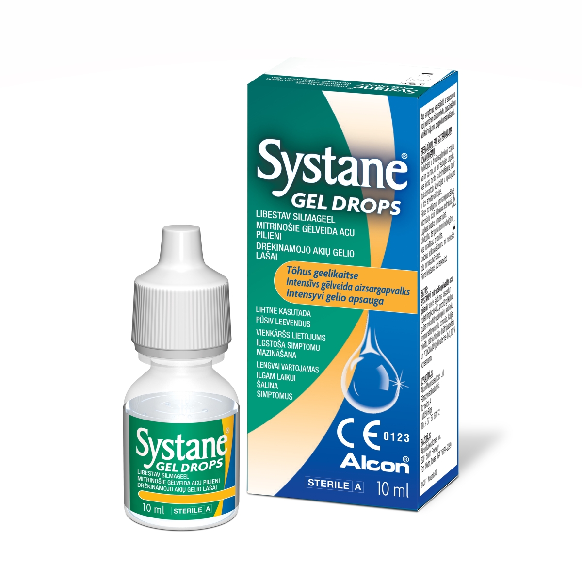 SYSTANE GEL DROPS mitrinošs acu gels, 10 ml