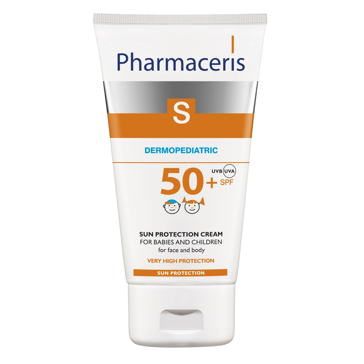 PHARMACERIS S.Sun Protect krēms bērniem SPF50+, 125 ml - Produkta attēls 1