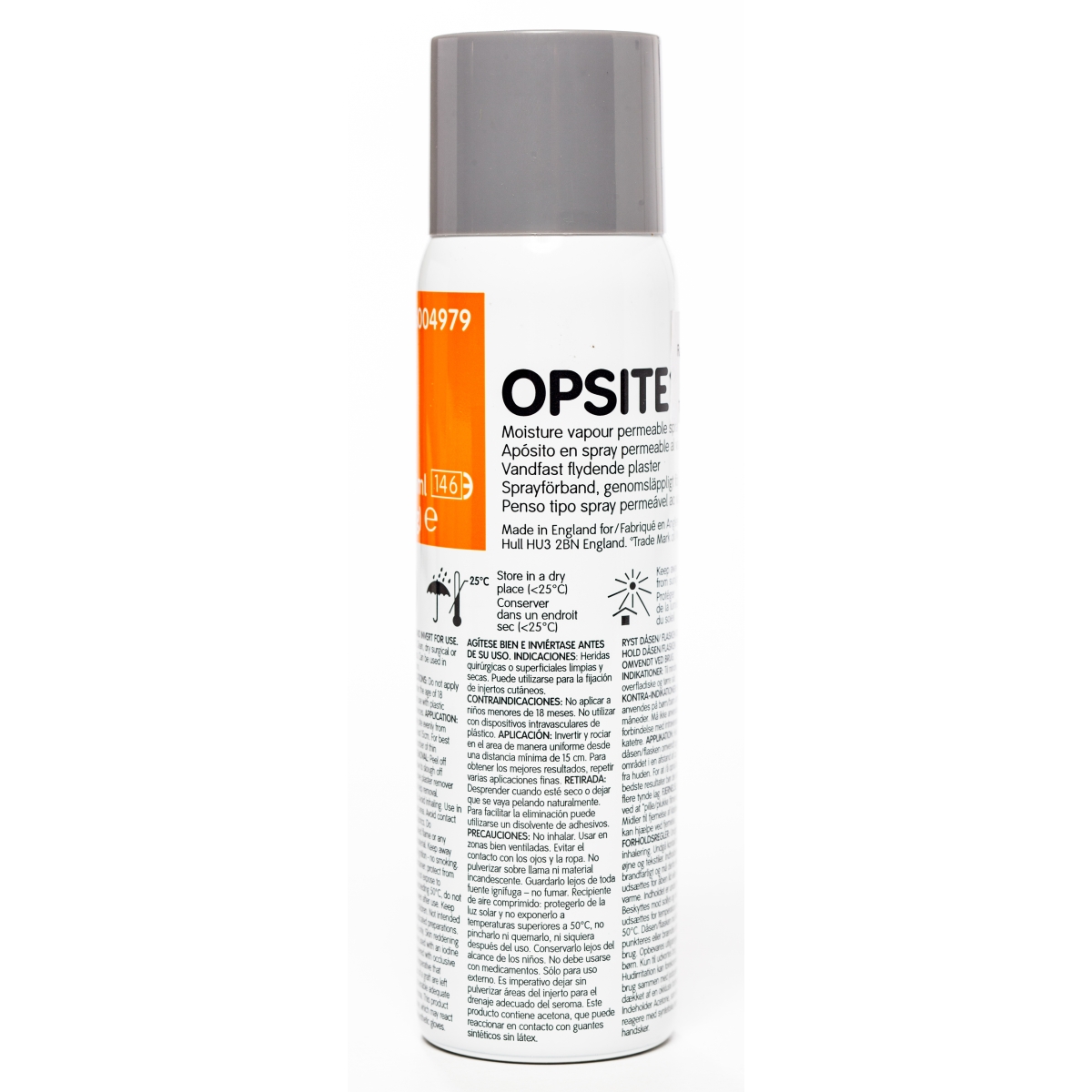 OPSITE SPRAY 100ML (AIZSARGPĀRSĒJS PLĒVVEIDA) - Produkta attēls