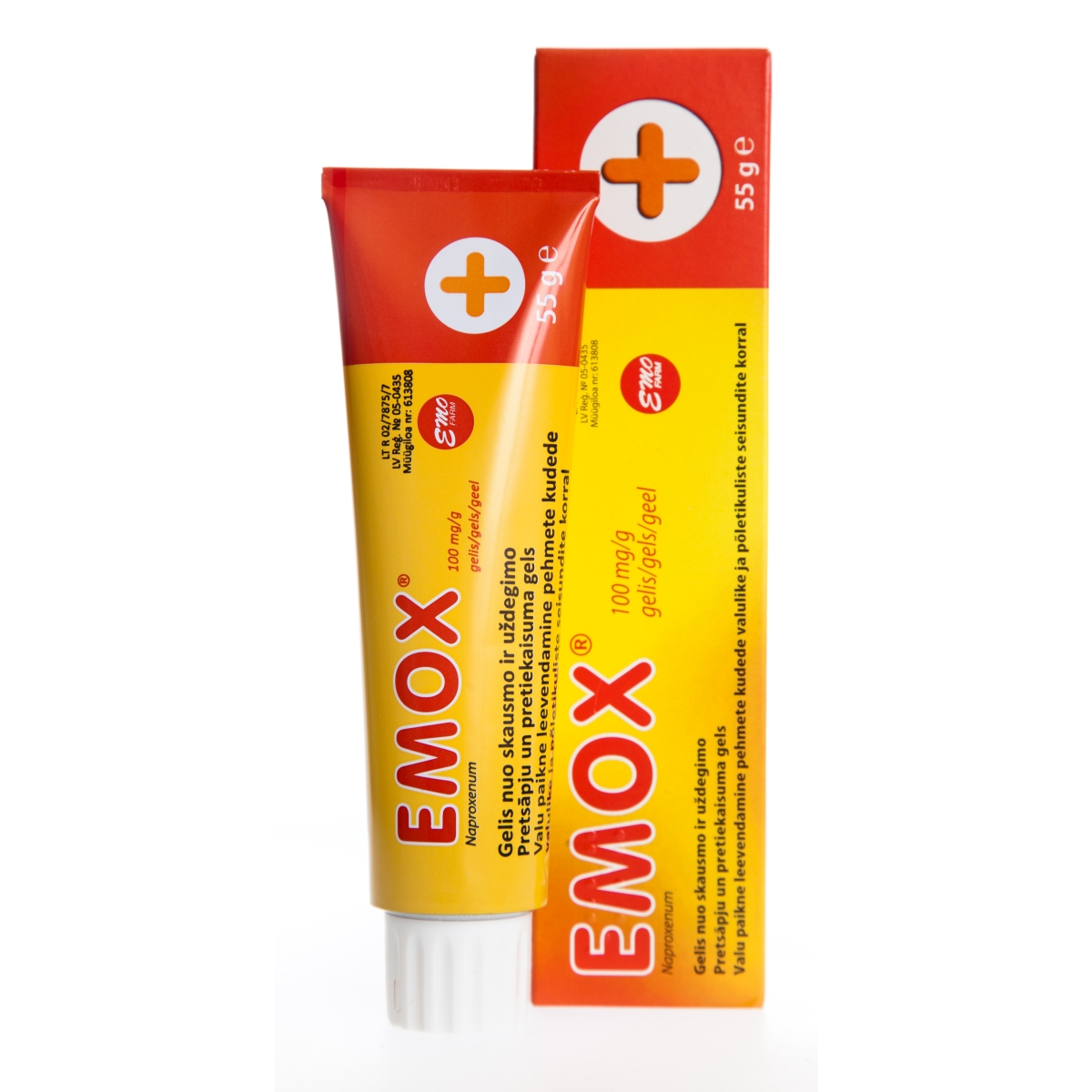 EMOX 10% GĒLS 55G - Produkta attēls