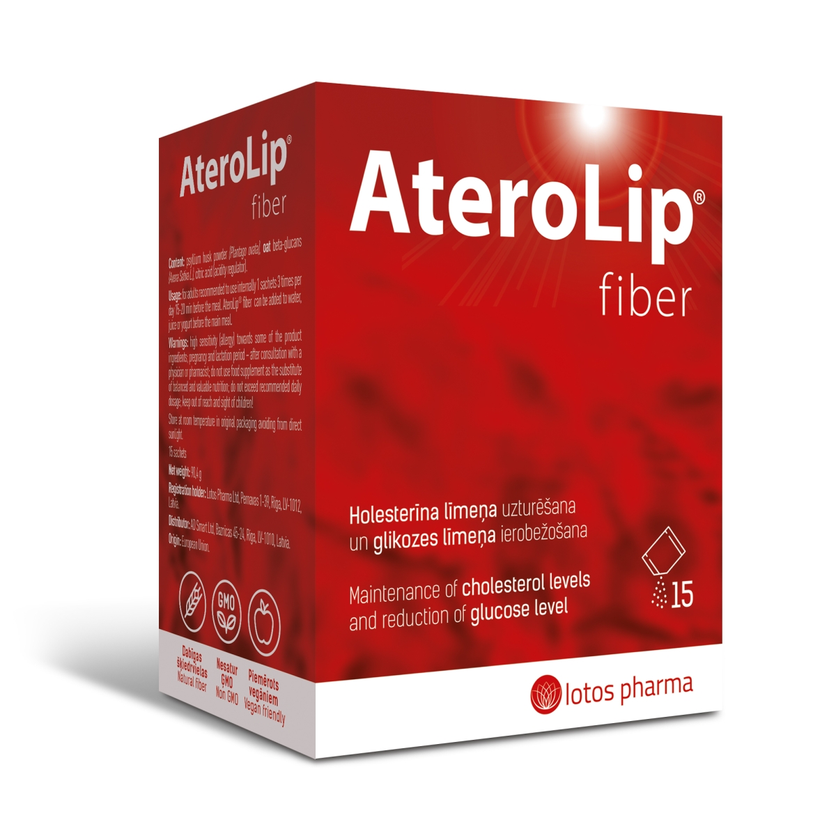 AteroLip fiber pulveris n15 - Produkta attēls