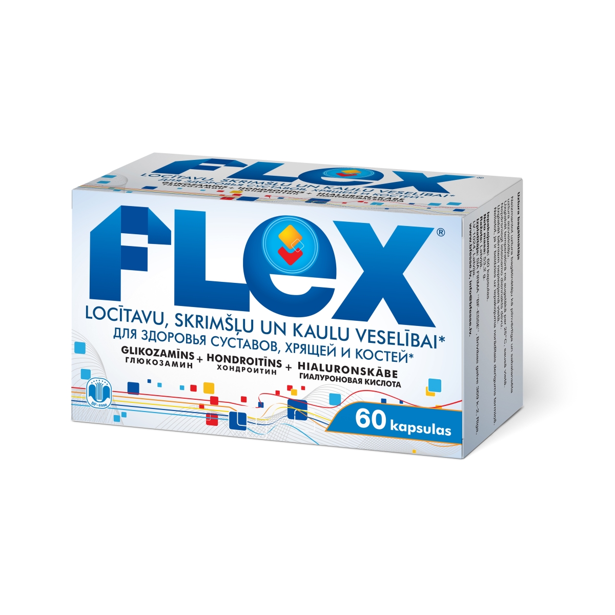 FLEX kapsulas, 60 gab - Produkta attēls