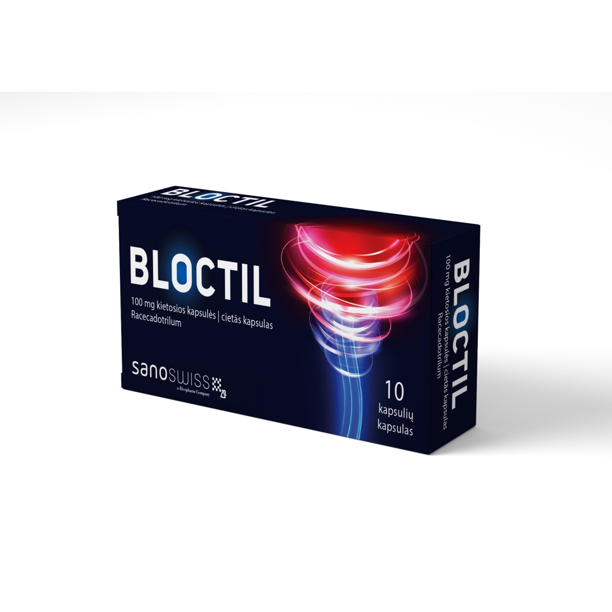 BLOCTIL 100MG CIETĀS KAPSULAS N10 - Produkta attēls