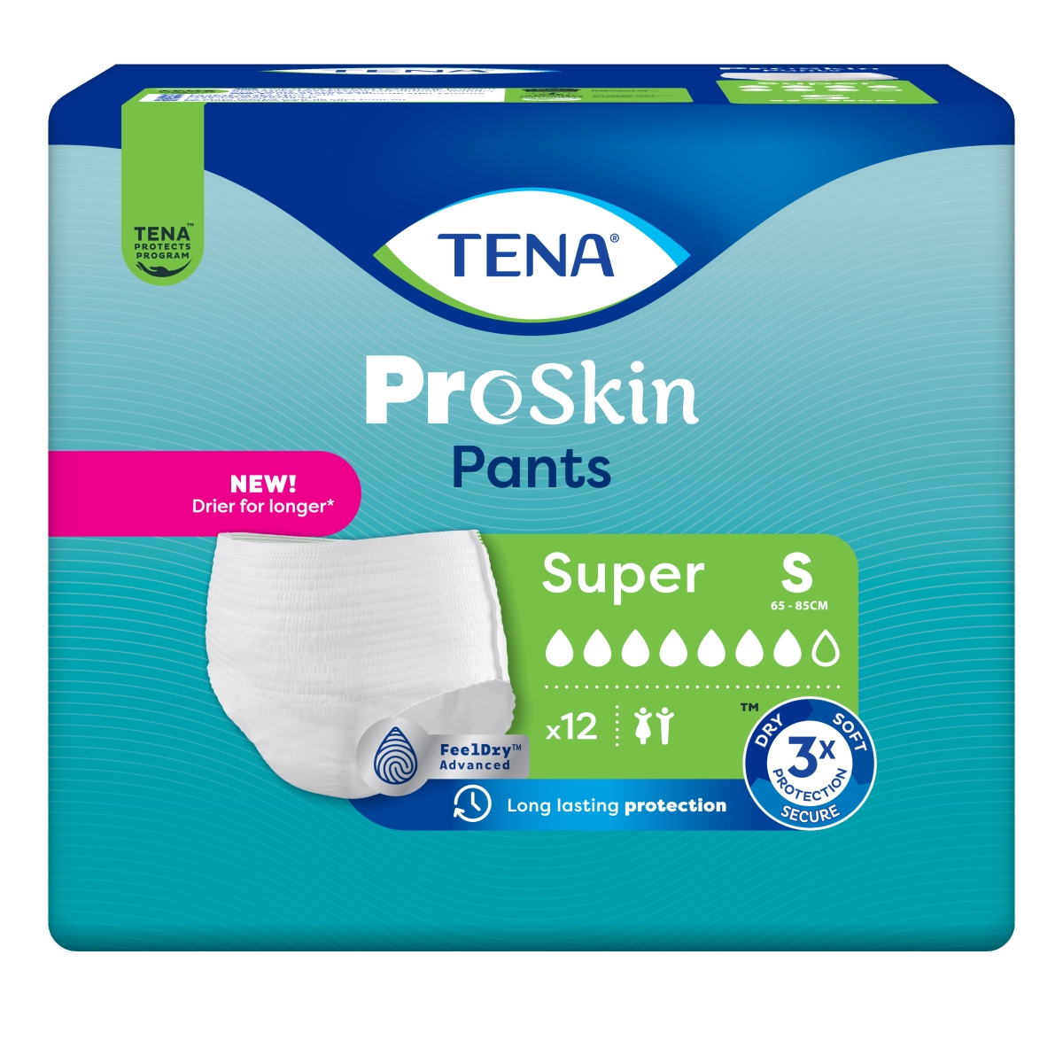 TENA Pants Super biksītes S izmērs, 12 gab. - Produkta attēls