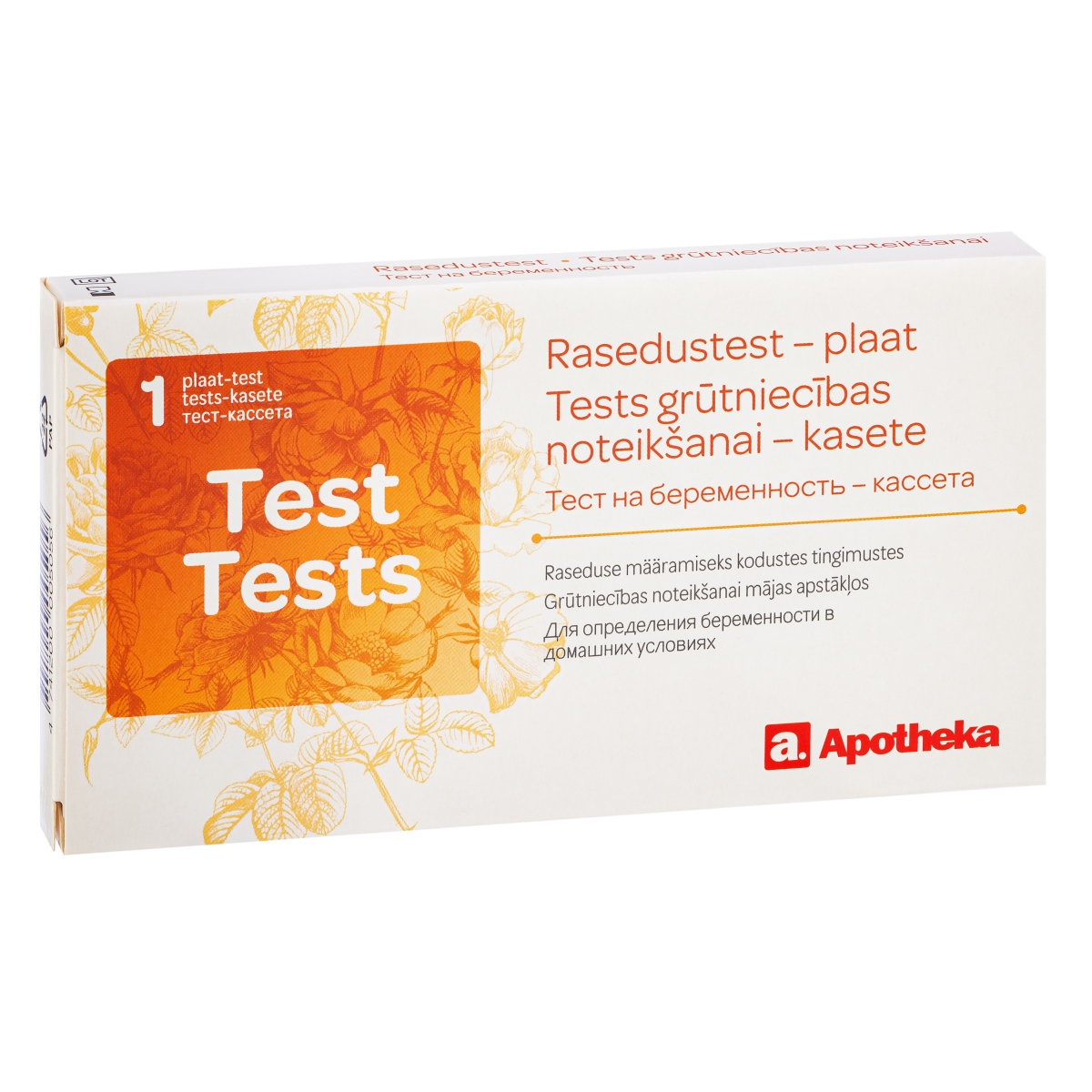 APOTHEKA Tests grūtniecības noteikšanai (plate) - Produkta attēls