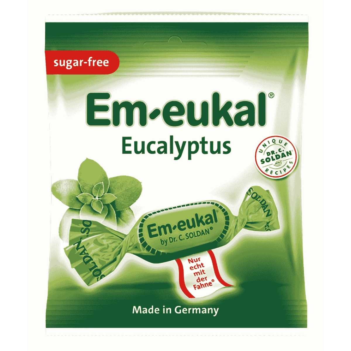 EM-EUKAL ledenes ar eikaliptu (bez cukura), 50 g - Produkta attēls