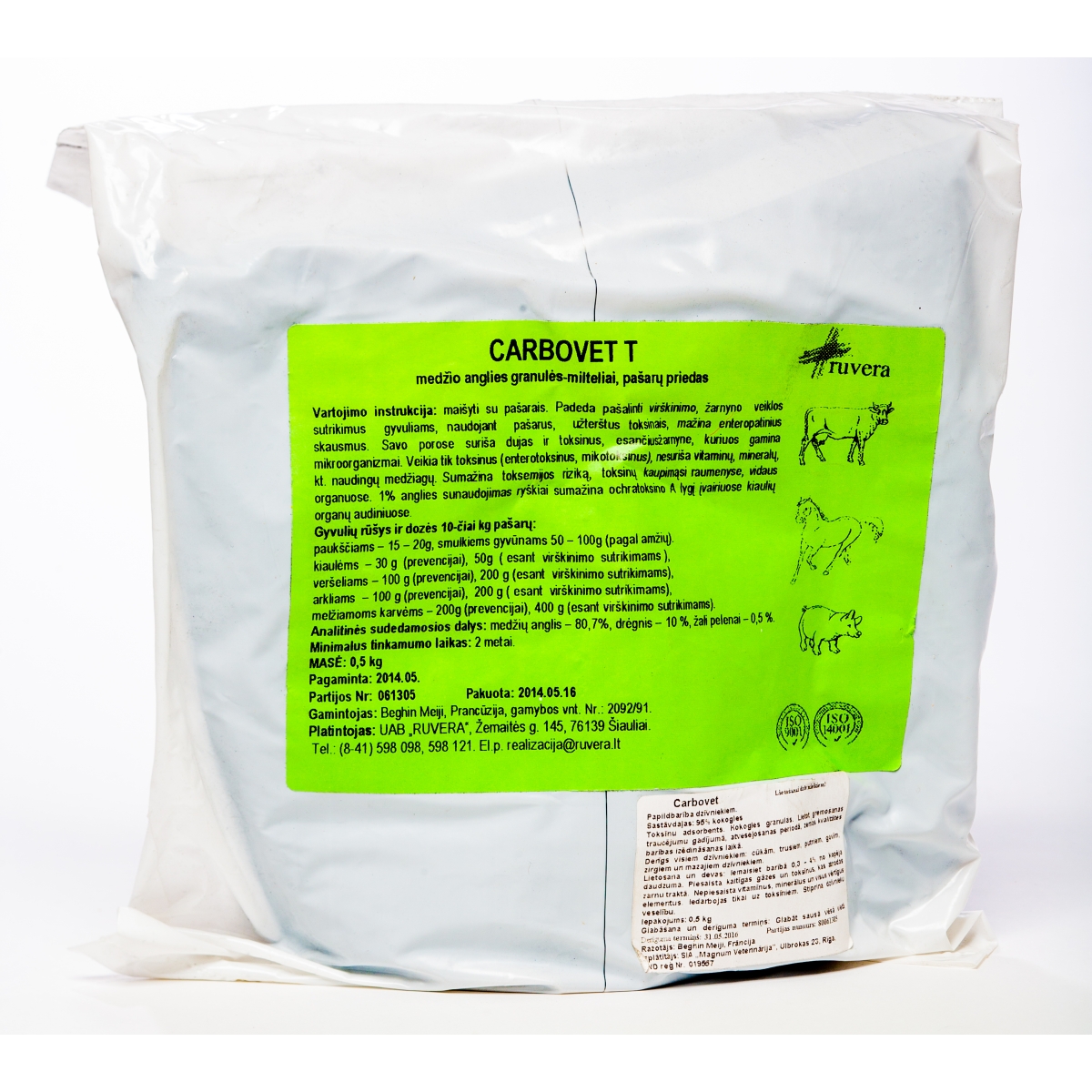 CARBOVET 0.5KG - Produkta attēls