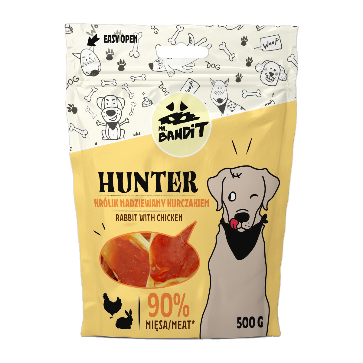 MR.BANDIT HUNTER TRUŠA AUSIS AR VISTU 500G - Produkta attēls