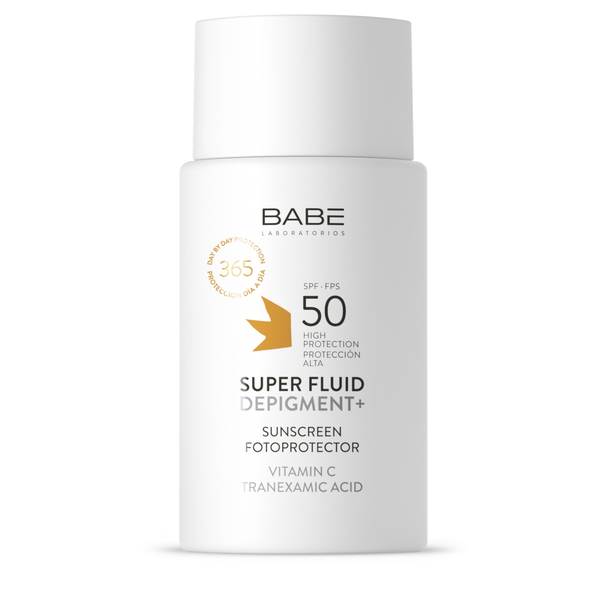 BABĒ Sun Depigment+ SPF50+ super fluīds, 50 ml