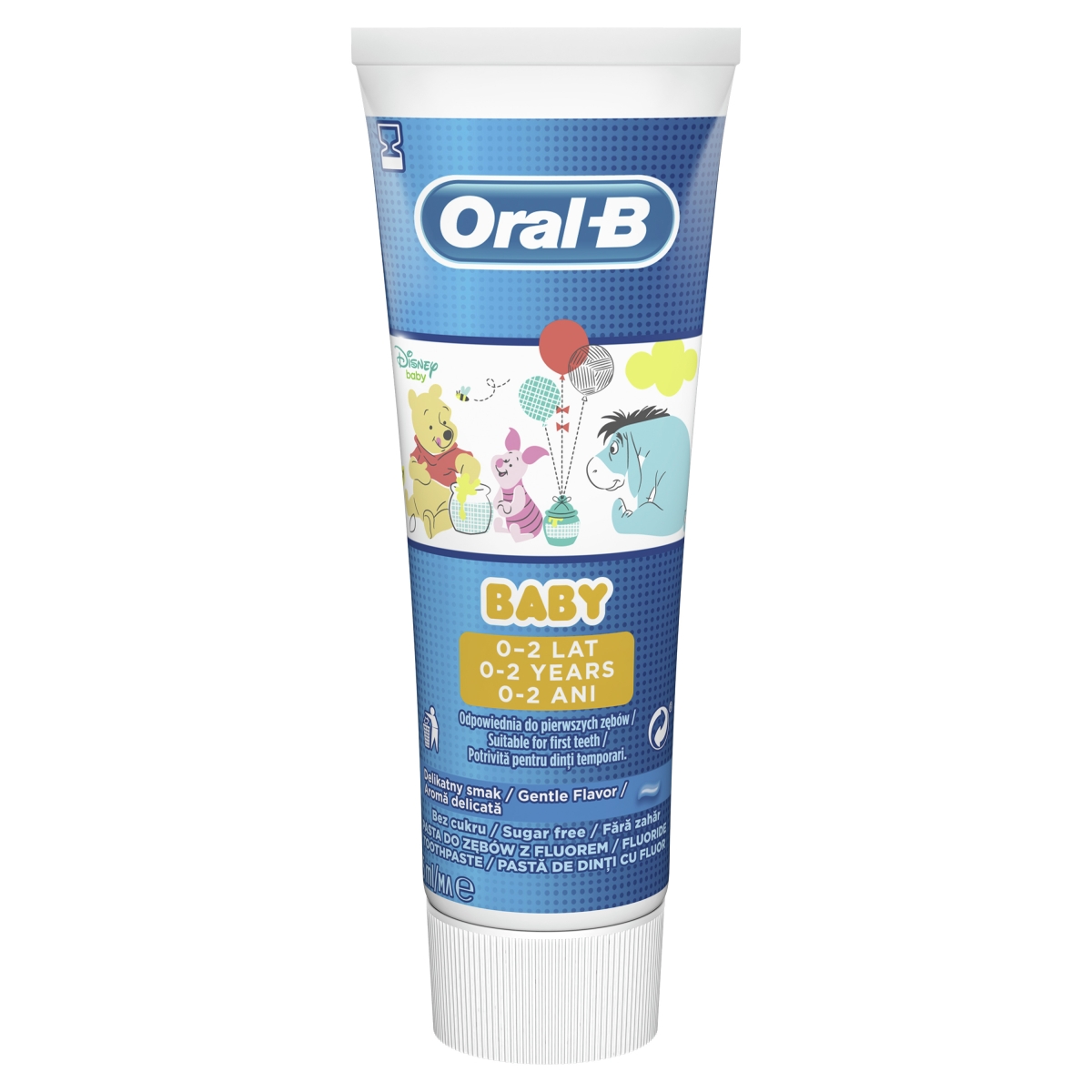 ORAL-B ZOBU PASTA WINNIE POOH 0-2G 75ML - Produkta attēls