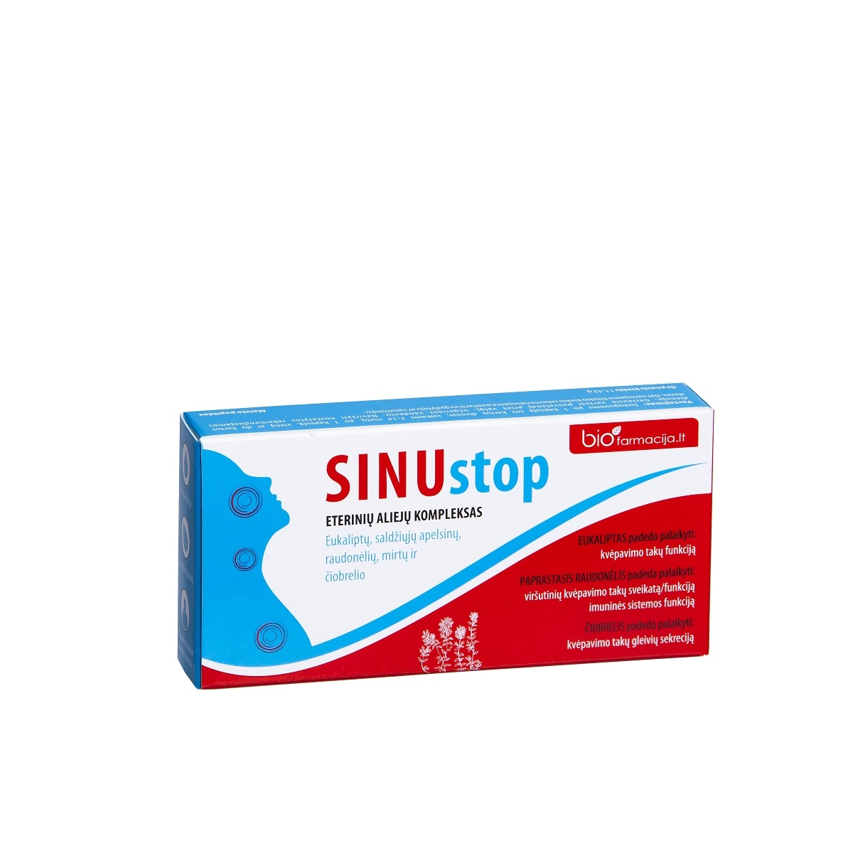 SINUSTOP 400MG CPS N20 (ĒTER EĻĻU KOMPL) - Produkta attēls