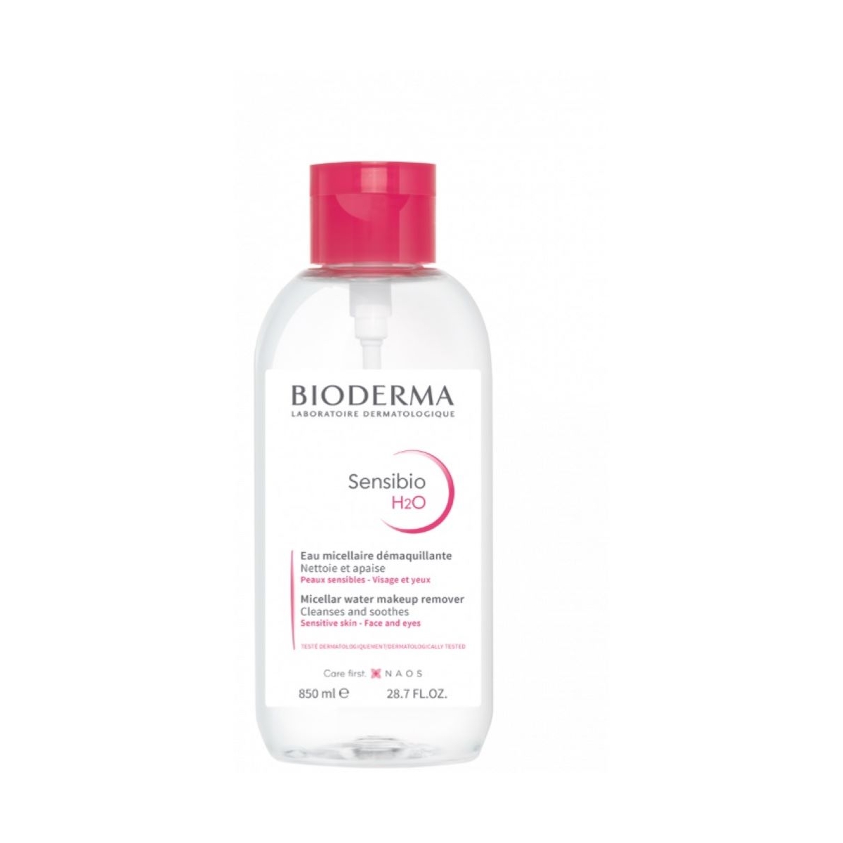 BIODERMA Sensibio H2O micelārais ūdens, 850 ml - Produkta attēls