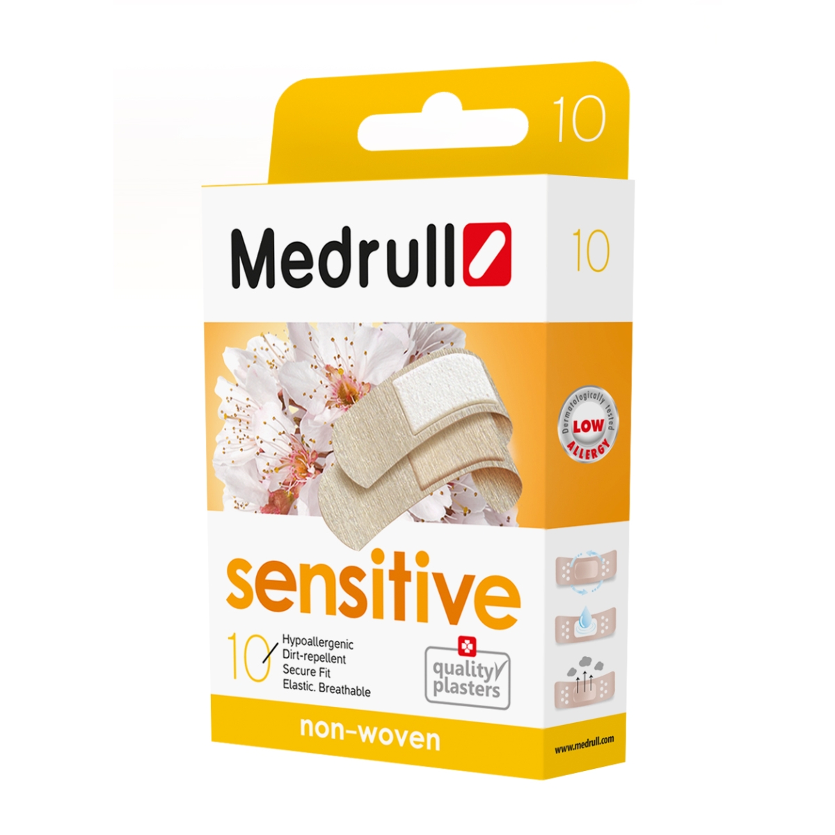 MEDRULL plāksteris "Sensitive", 10 gab - Produkta attēls