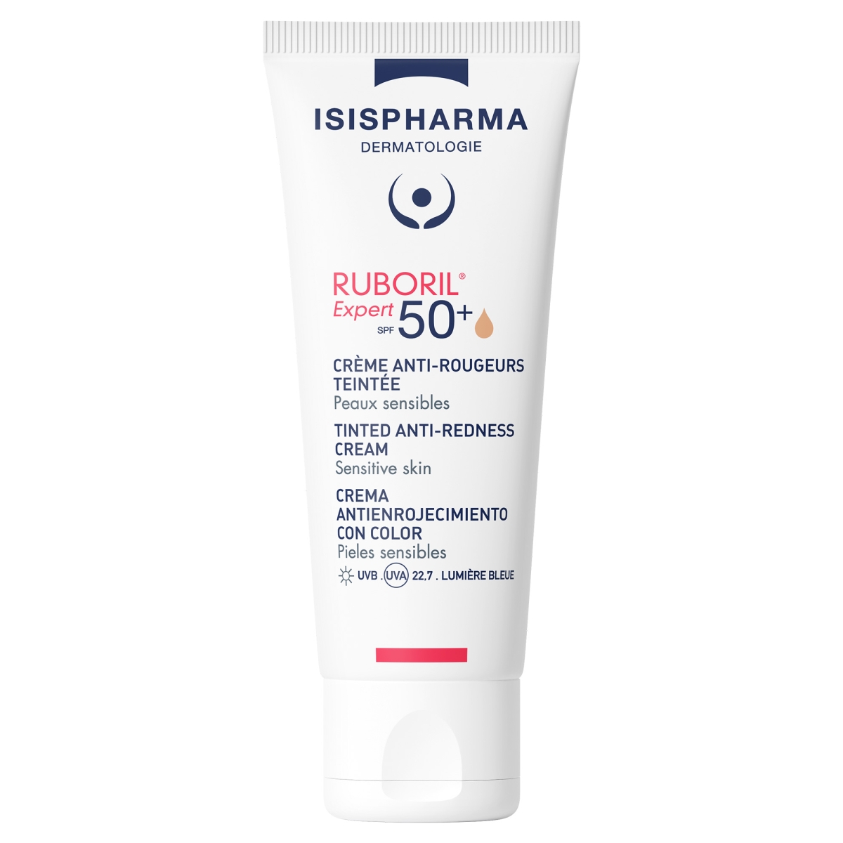 ISISPHARMA Ruboril Expert SPF50+ tonēts aizsargkrēms pret apsārtumu, 4 - Produkta attēls