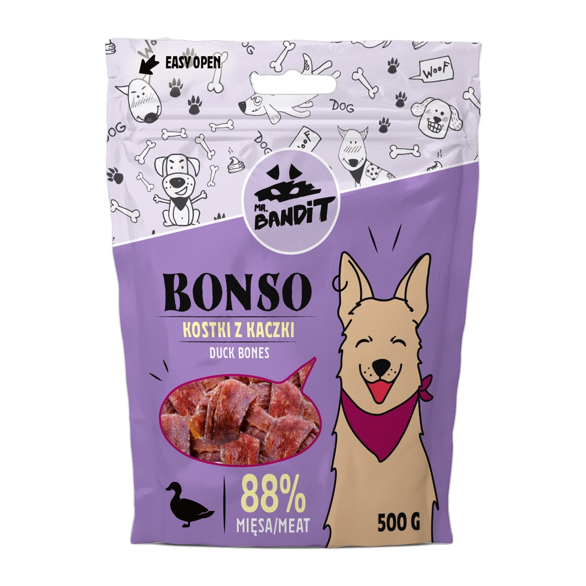 MR.BANDIT BONSO PĪLES KAULIŅI 500G - Produkta attēls