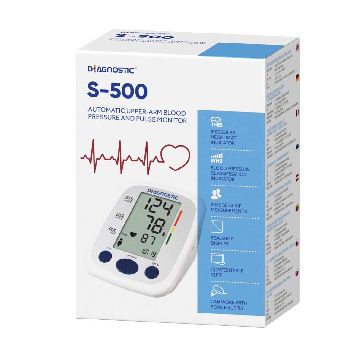 TONOMETRS DIAGNOSIS S-500 (AUGŠDELMA) - Produkta attēls 1