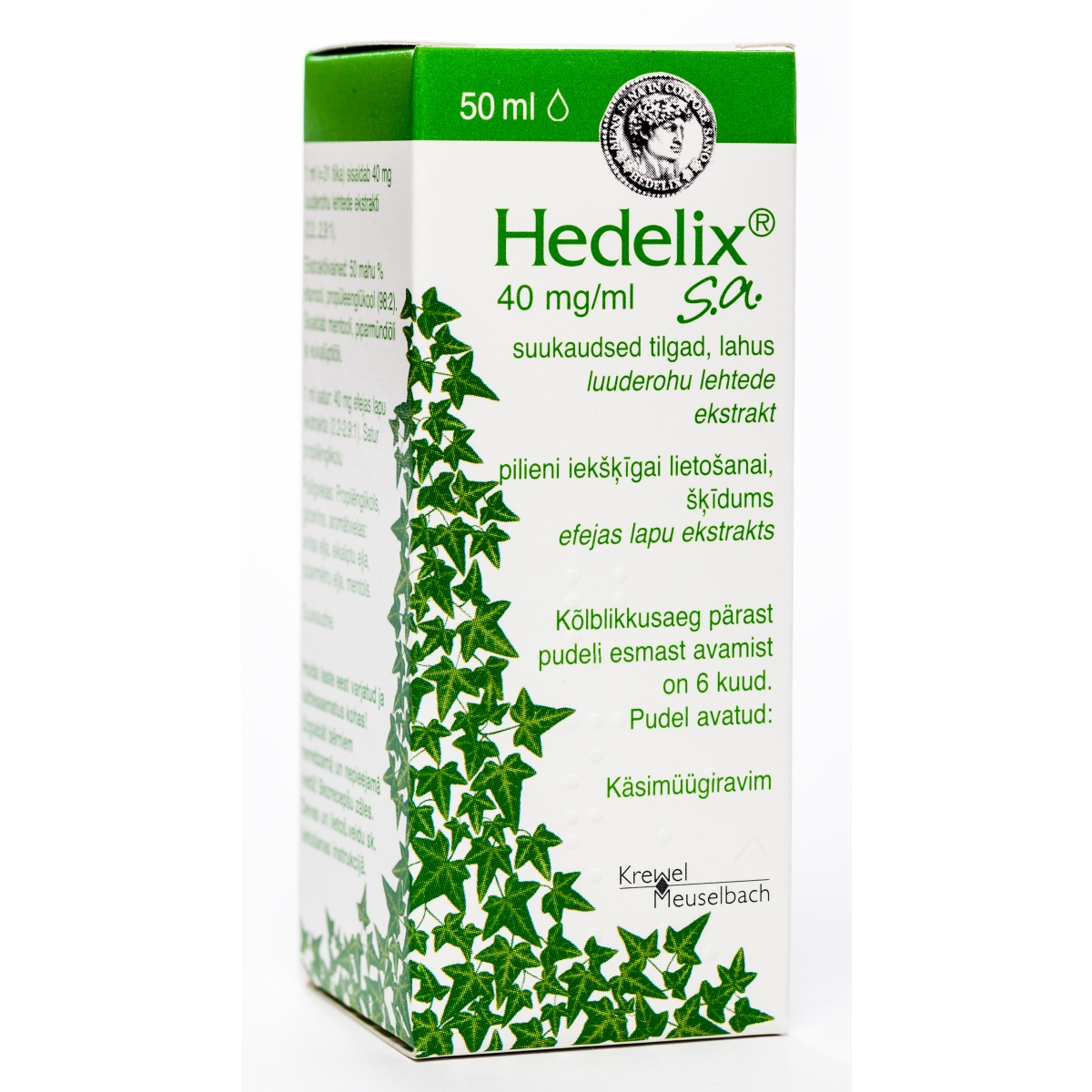 HEDELIX PILIENI 50ML - Produkta attēls