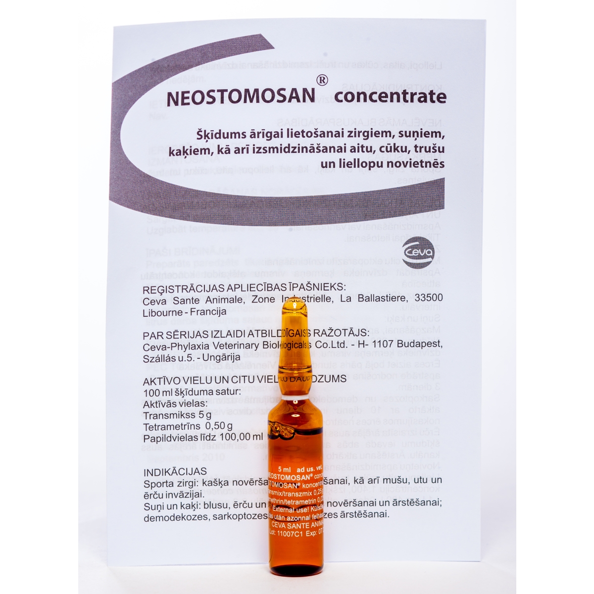 NEOSTOMOSAN CONCENTRATE ŠĶĪD 5ML N5 - Produkta attēls