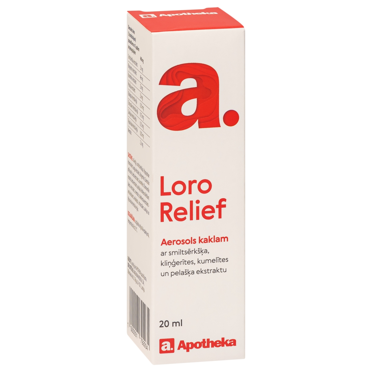 APOTHEKA Loro Relief sprejs, 20 ml