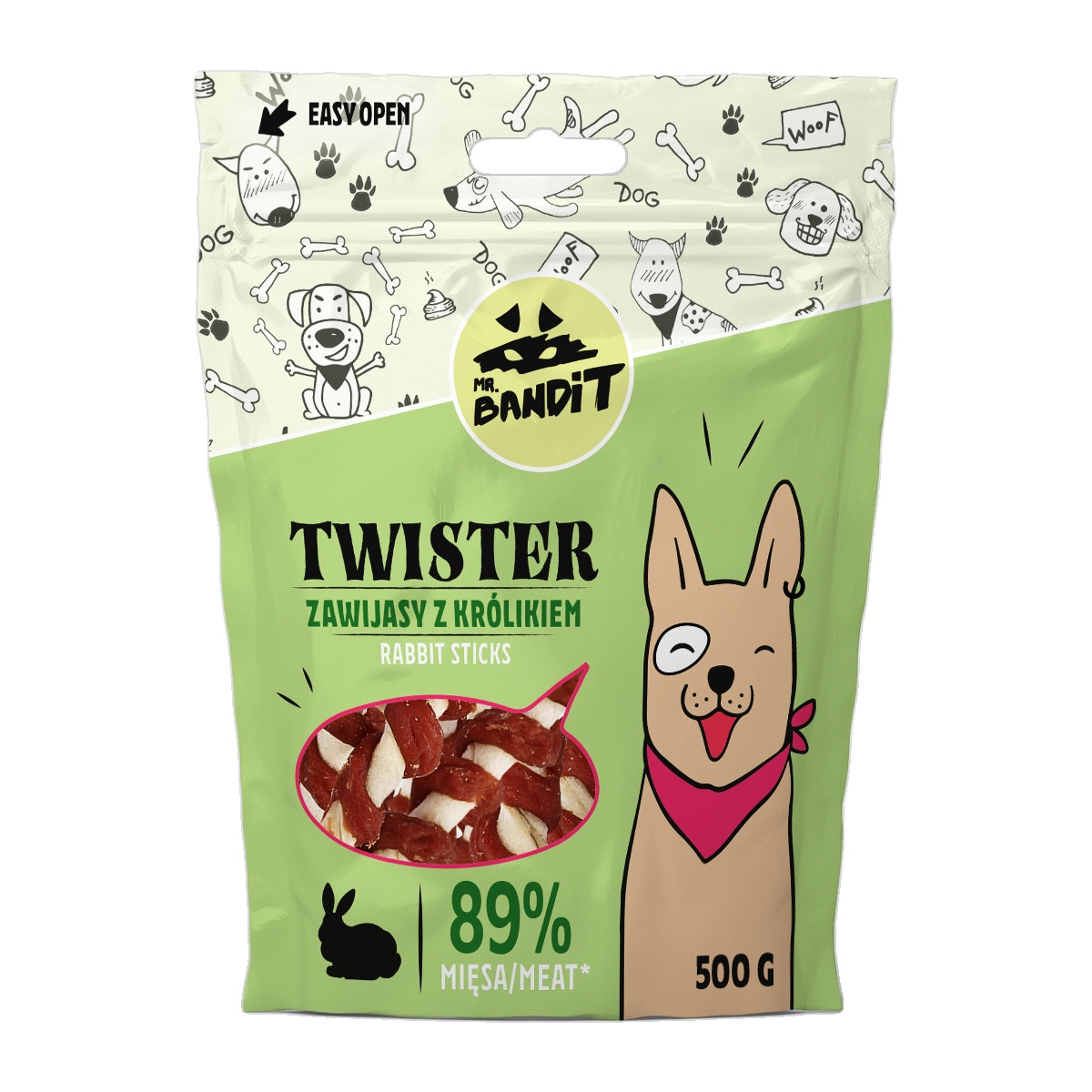 MR.BANDIT TWISTER VĪTAS TRUŠA NŪJIŅAS 500G - Produkta attēls