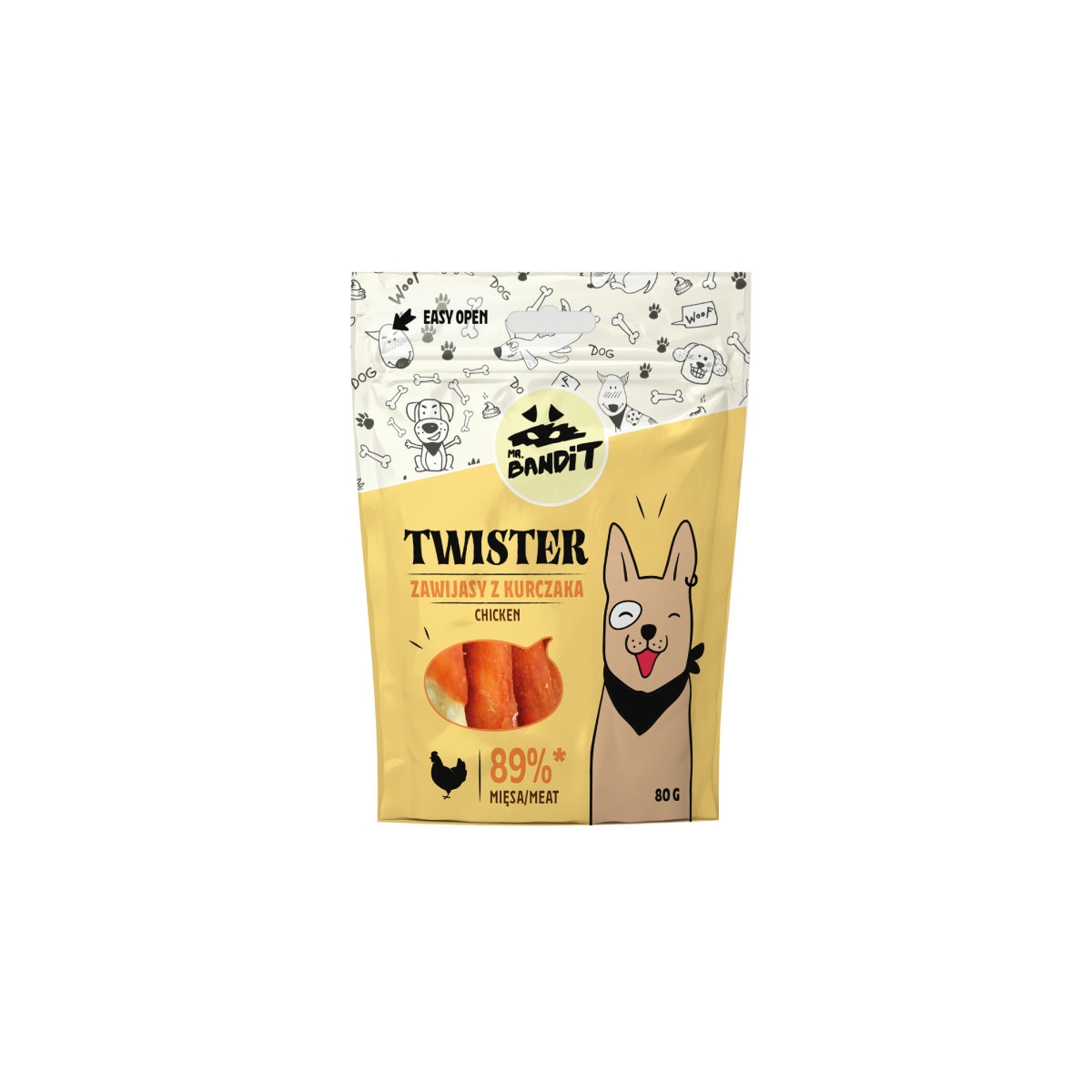 MR.BANDIT TWISTER VĪTAS VISTAS NŪJIŅAS 80G - Produkta attēls