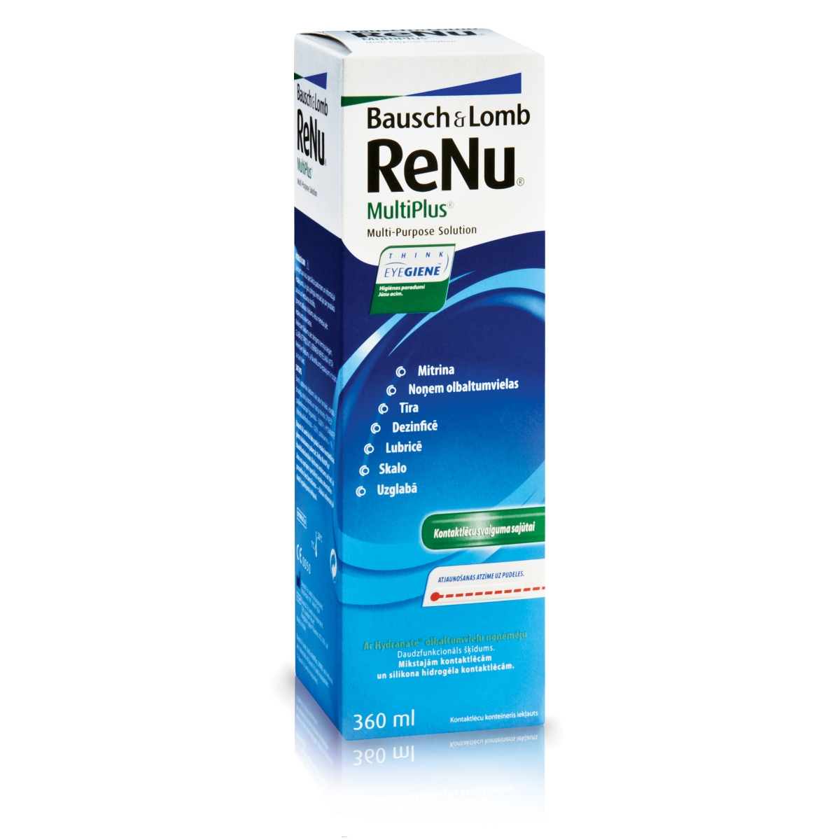 RENU Multi Plus šķīdums kontaktlēcām, 360 ml