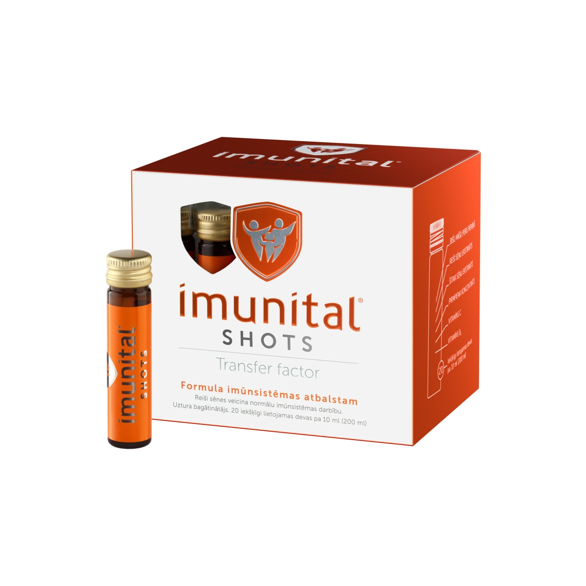 IMUNITAL® Shots 10 ml, 20 gab. - Produkta attēls