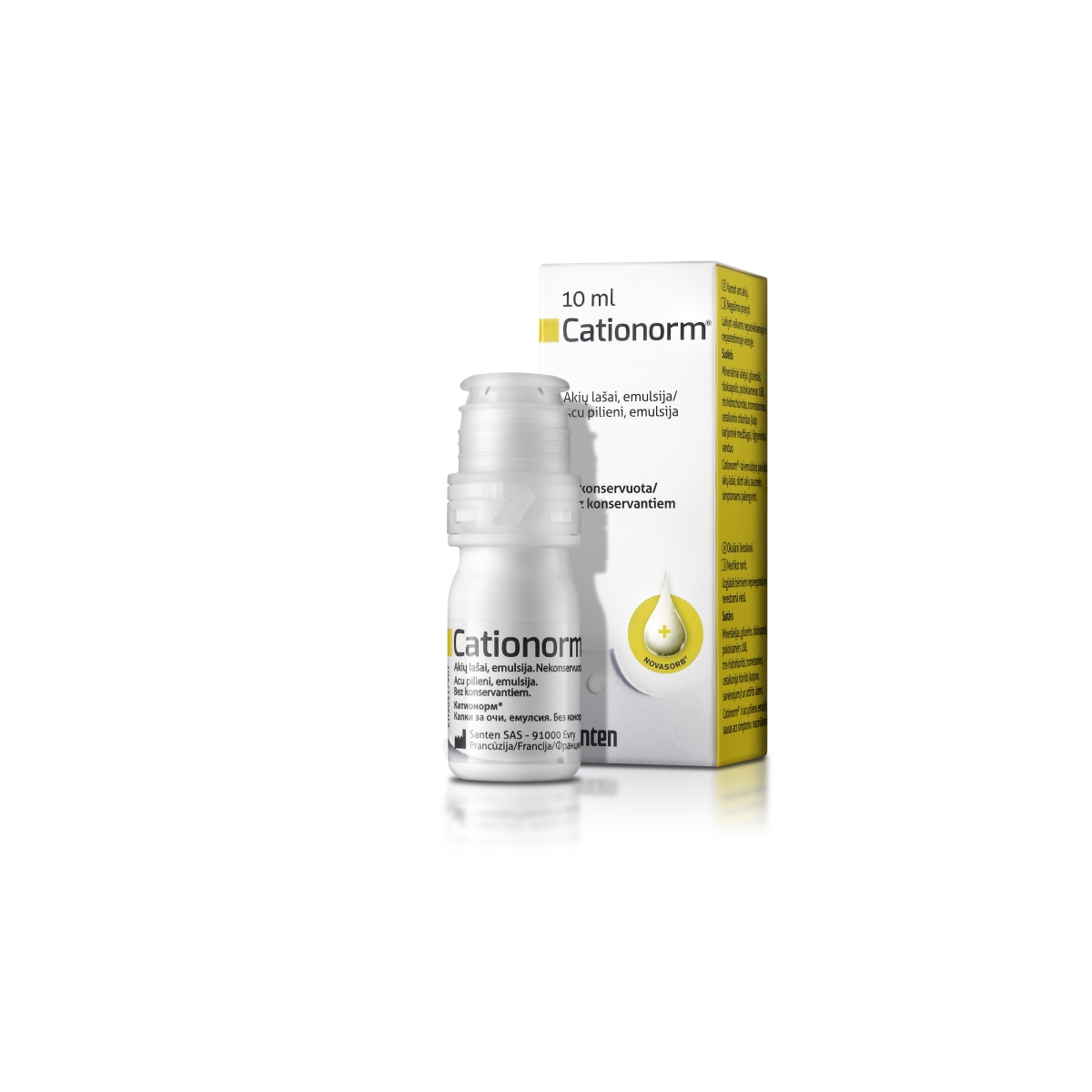 CATIONORM acu pilieni, 10 ml