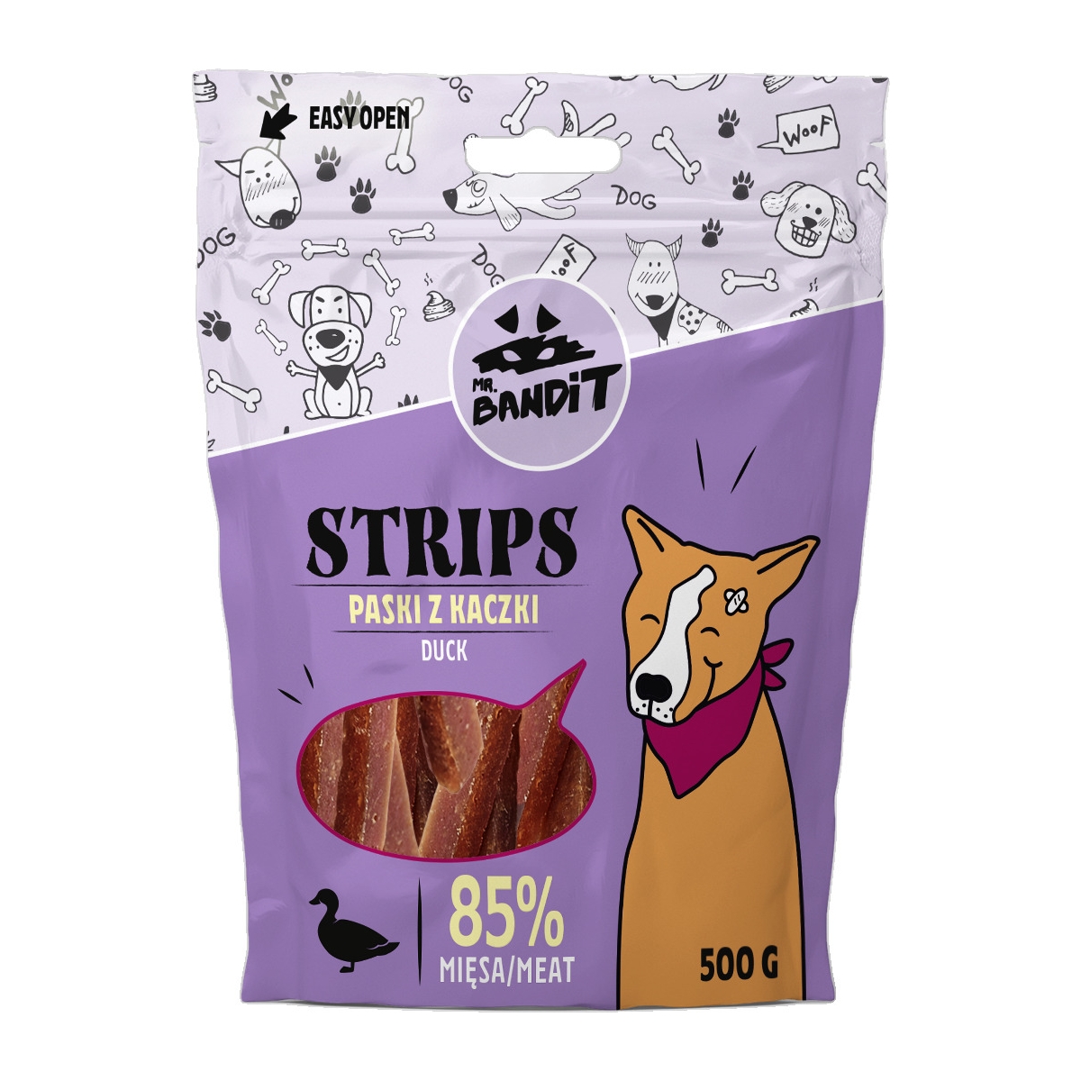 MR.BANDIT STRIPS PĪLES STRĒMELES 500G - Produkta attēls