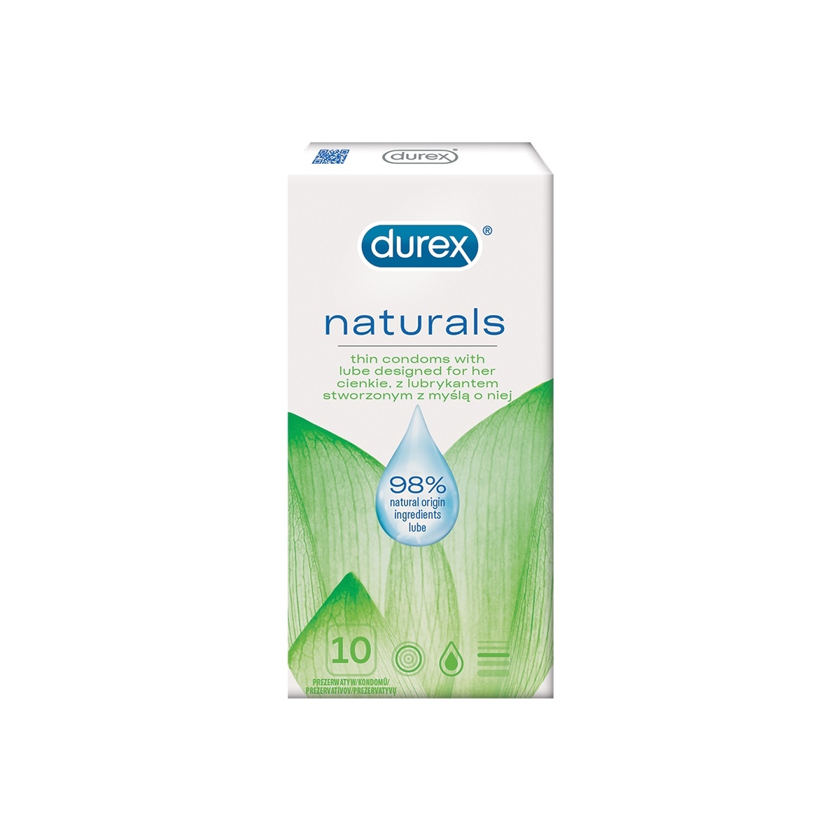 CONDOMS DUREX NATURALS  N10 - Produkta attēls