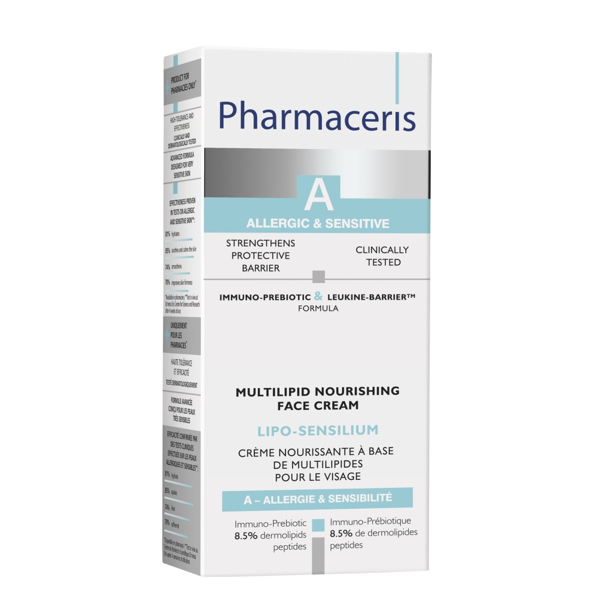 PHARMACERIS A.Lipo-Sensilium barojošs sejas krēms, 50 ml