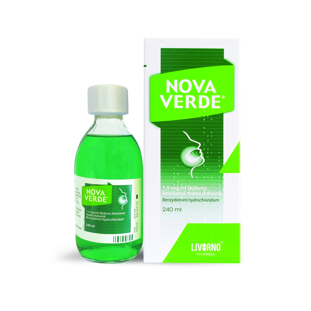 NOVA VERDE 1.5MG/ML SOL 240ML - Produkta attēls