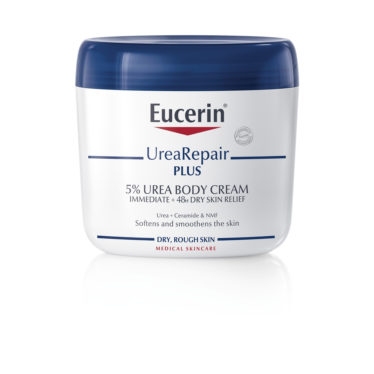 EUCERIN Urea Repair Plus ķermeņa krēms ar 5% Urea sausai ādai, 450 ml