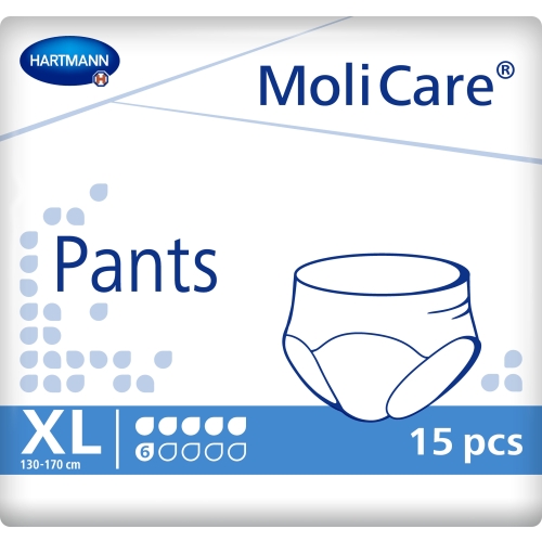 MOLICARE Pants (XL izmērs, 6 piles), 15 gab