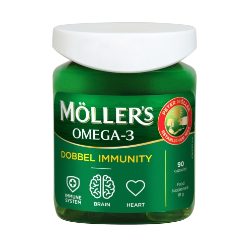 MOLLERS Dobbel Immunity kapsulas, 90 gab.