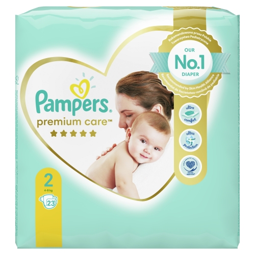 PAMPERS Premium Care Mini autiņbiksītes (4 - 8 kg), 23 gab