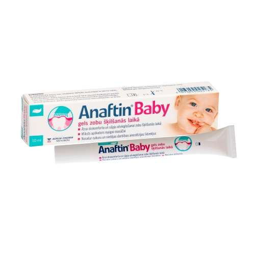 ANAFTIN Baby gels zobu šķilšanās laikā, 10 ml