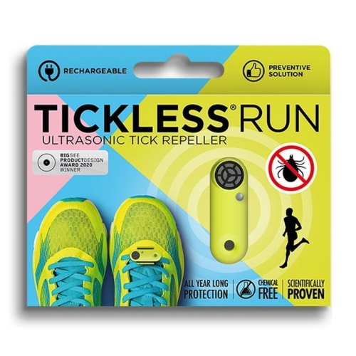 Tickless Run ultraskaņas repelenta ierīce, zaļa (USB lādējama)