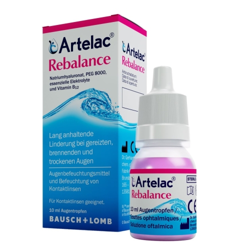 ARTELAC Rebalance acu pilieni, 10 ml