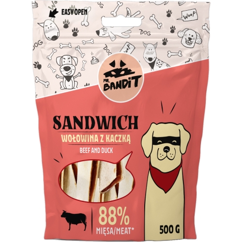 MR.BANDIT SANDWICH KĀRTAINS LIELLOPS AR PĪLI 500G