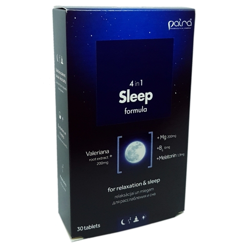 SLEEP FORMULA “4 in 1” tabletes, 30 gab.