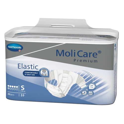 MOLICARE Premium Elastic autiņbikses (S izmērs, 6 piles), 30 gab