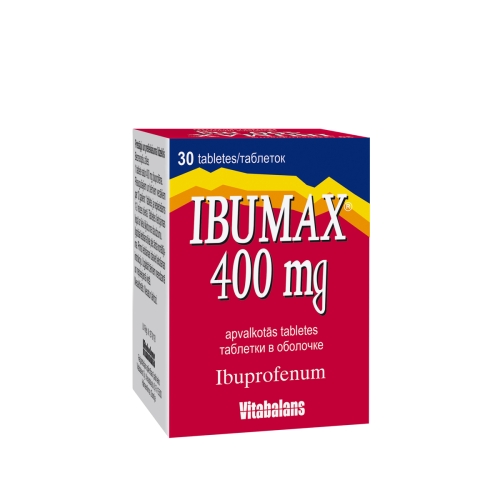 IBUMAX 400MG TABLETES (PLAST.TRAUCIŅŠ) N30