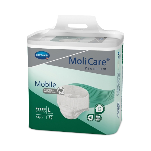 MOLICARE Premium Mobile bikses (L izmērs,5 lāses), 14 gab