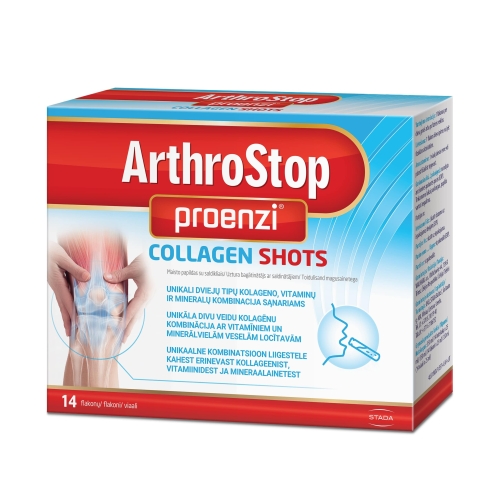 WALMARK Proenzi Arthrostop Collagen Shots 25 ml, 14 gab.