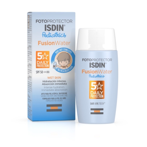 ISDIN Fotoprotector Fusion Water saules aizsargfluīds bērniem SPF50, 50 ml